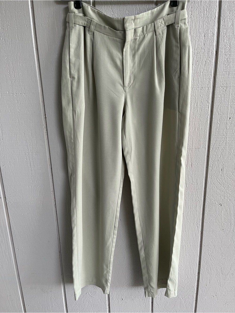 Free People NWT Falling Out Trouser Pants in Alfalfa Green Size 8